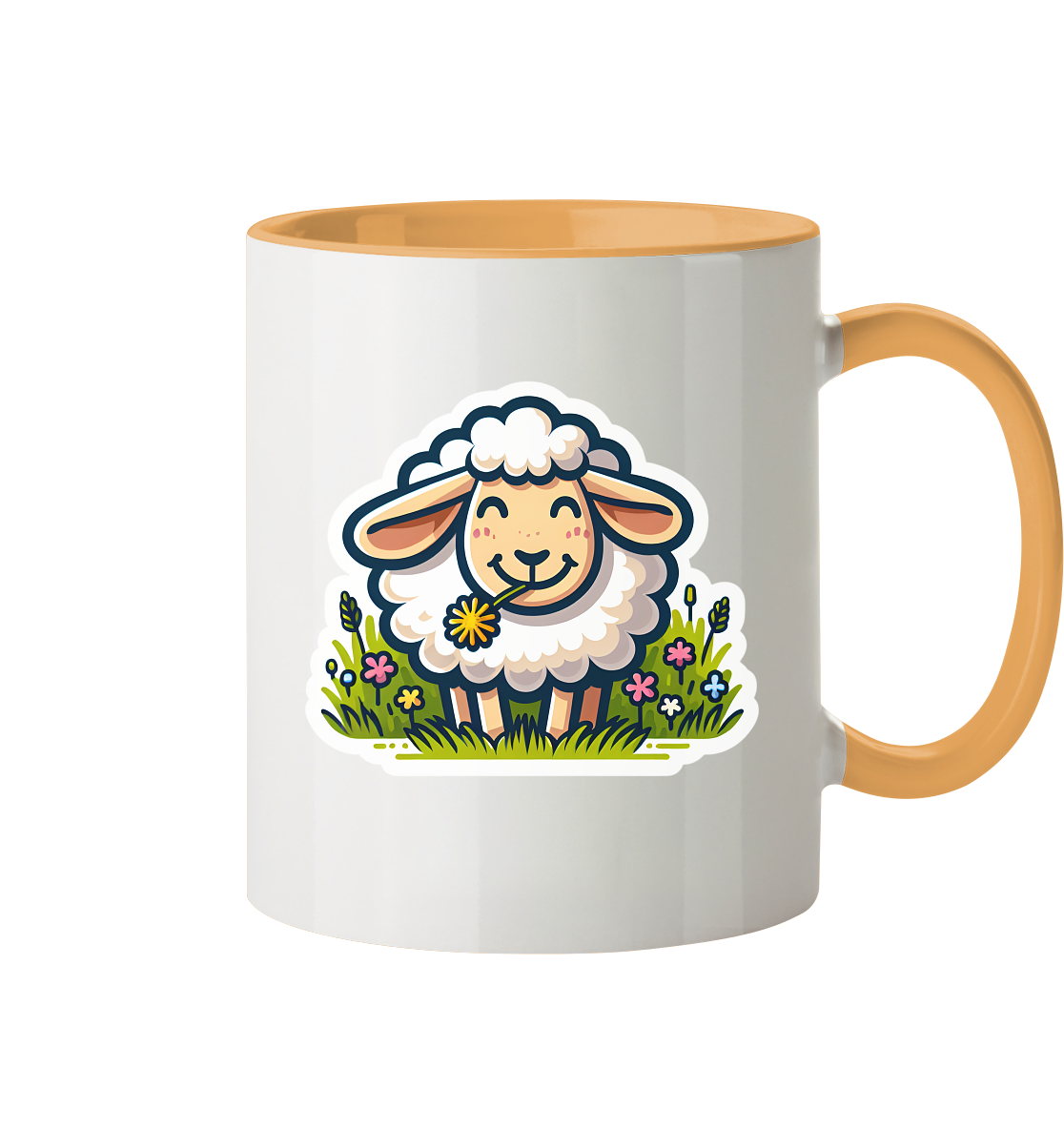HAPPY SHEEP - Tasse zweifarbig
