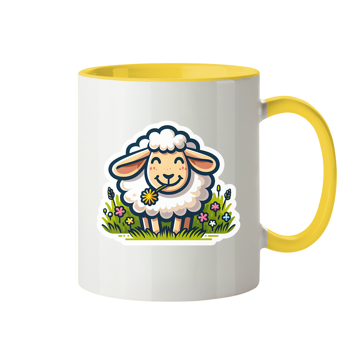 HAPPY SHEEP - Tasse zweifarbig