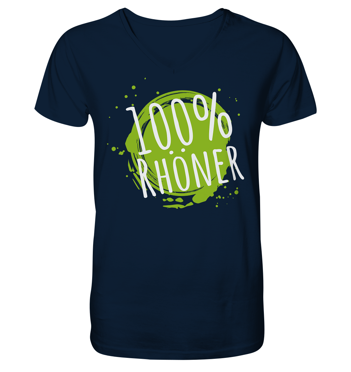 100% RHÖNER - V-Neck Shirt