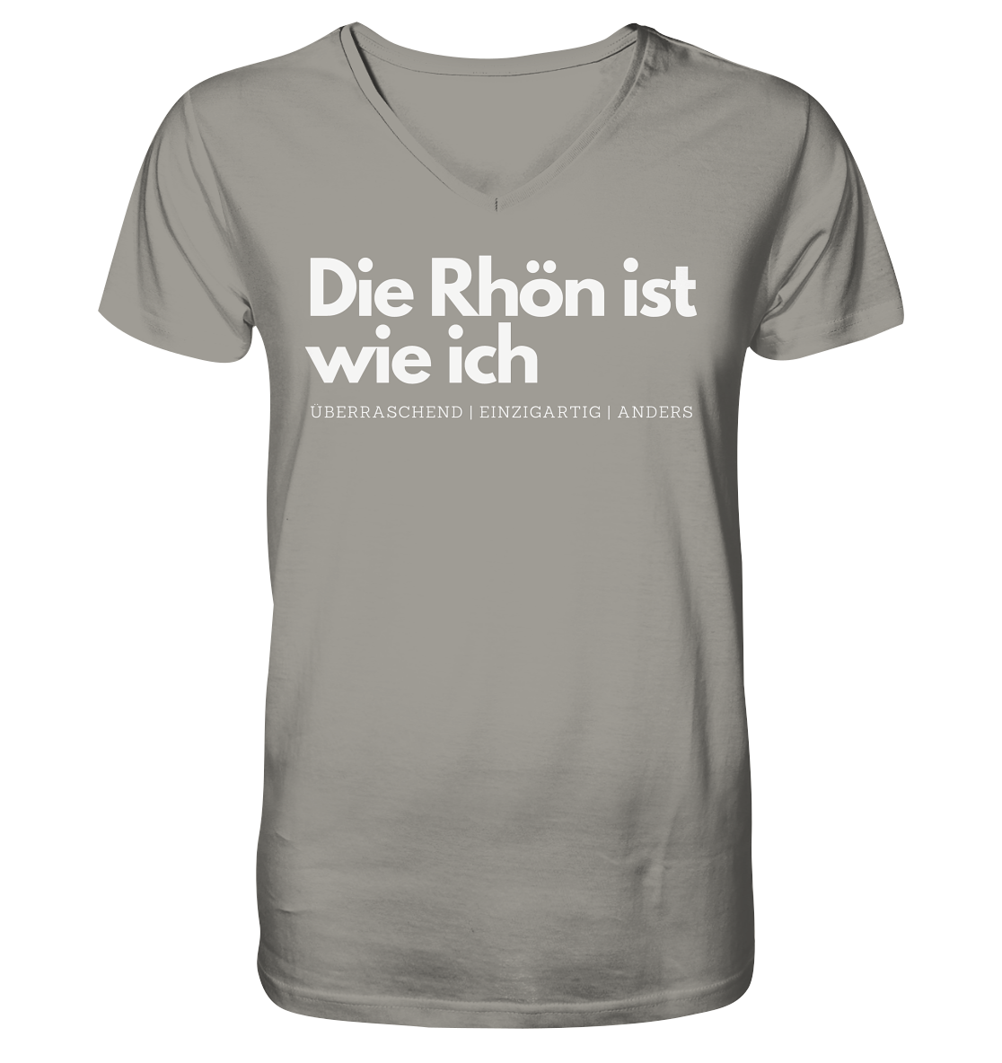 Die Rhön ist wie ich - V-Neck Shirt
