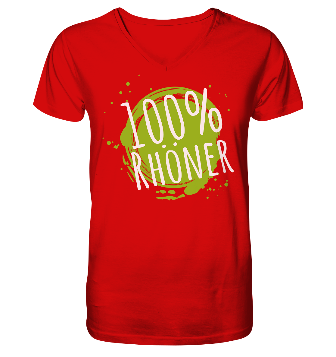 100% RHÖNER - V-Neck Shirt