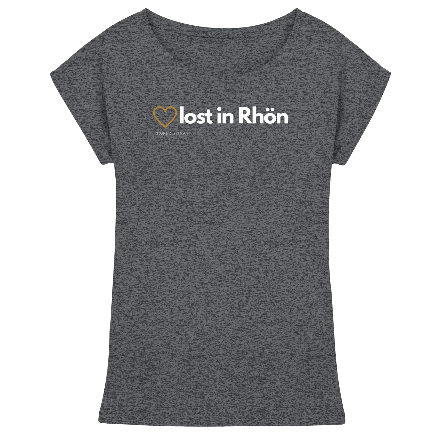 HEART LOST IN RHÖN - Womens Extended Shoulder T-Shirt