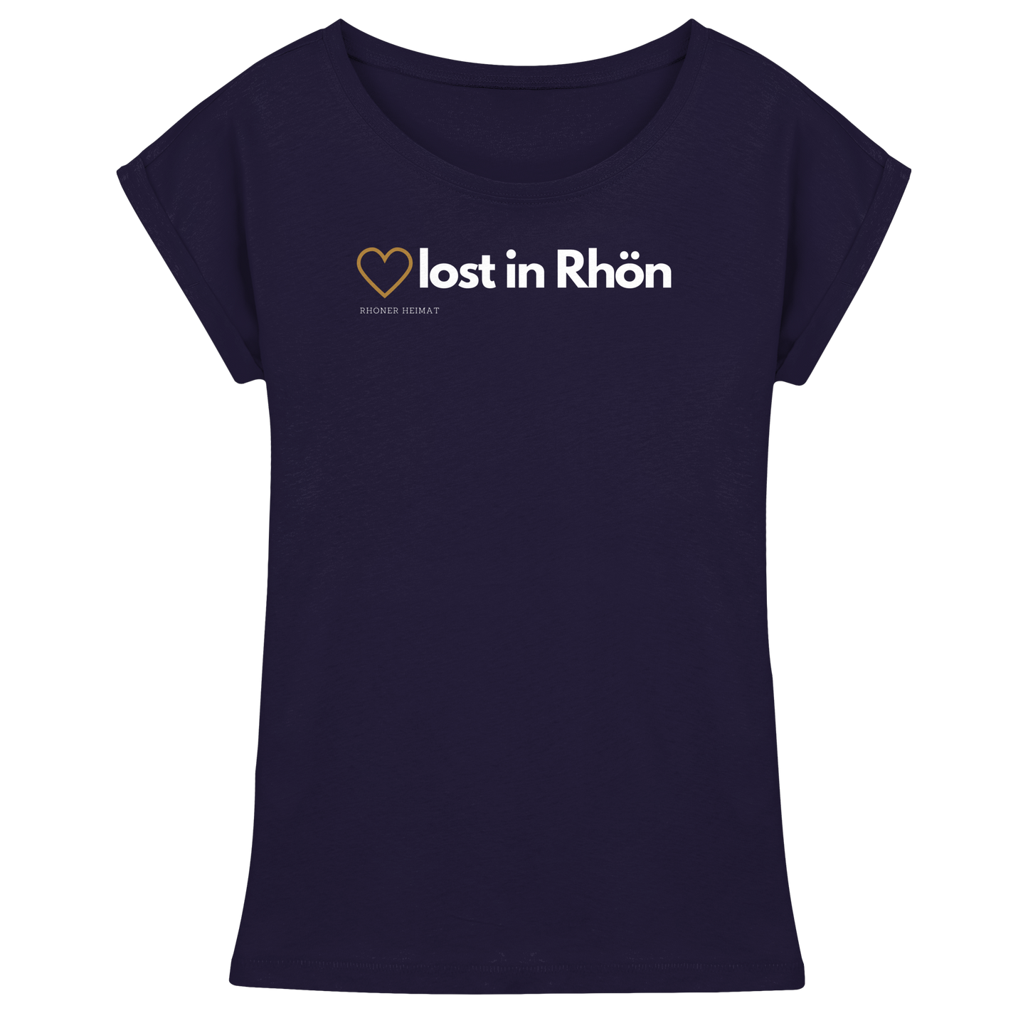 HEART LOST IN RHÖN - Womens Extended Shoulder T-Shirt