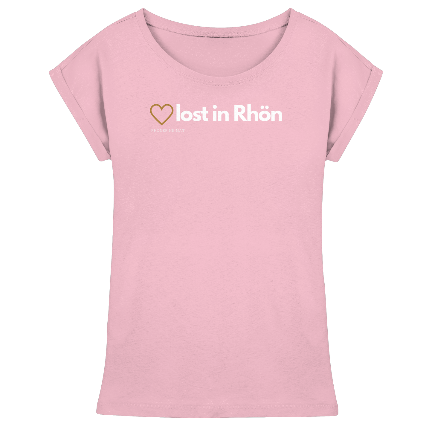HEART LOST IN RHÖN - Womens Extended Shoulder T-Shirt
