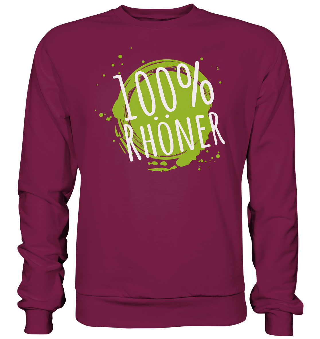 100% RHÖNER - Basic Sweatshirt