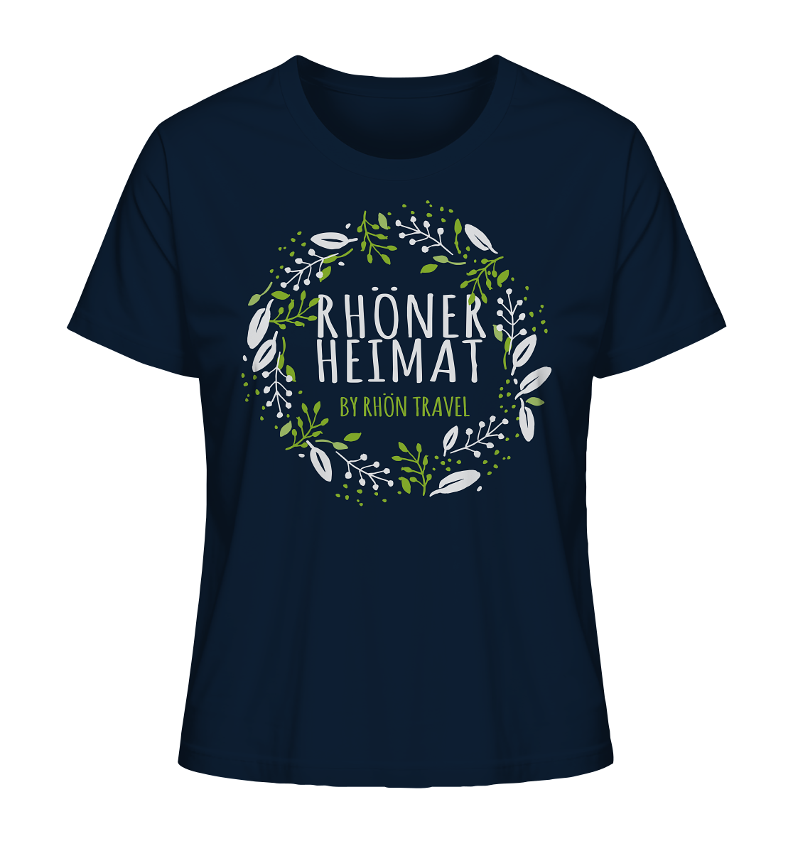RHÖNER HEIMAT "BLÄTTERKRANZ" - Ladies Organic Shirt