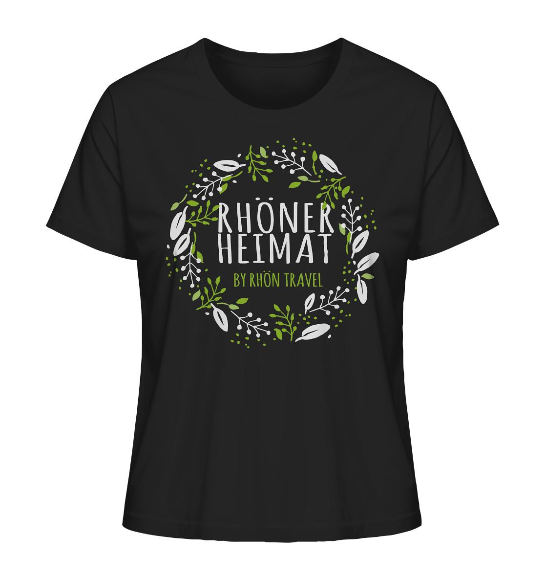 RHÖNER HEIMAT "BLÄTTERKRANZ" - Ladies Organic Shirt