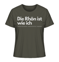 Die Rhön ist wie ich - Ladies Organic Shirt