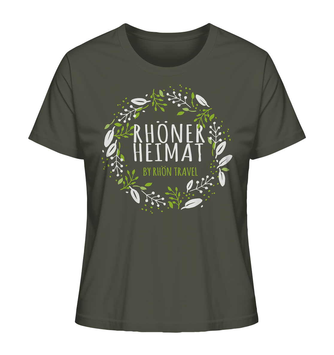 RHÖNER HEIMAT "BLÄTTERKRANZ" - Ladies Organic Shirt