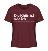 Die Rhön ist wie ich - Ladies Organic Shirt