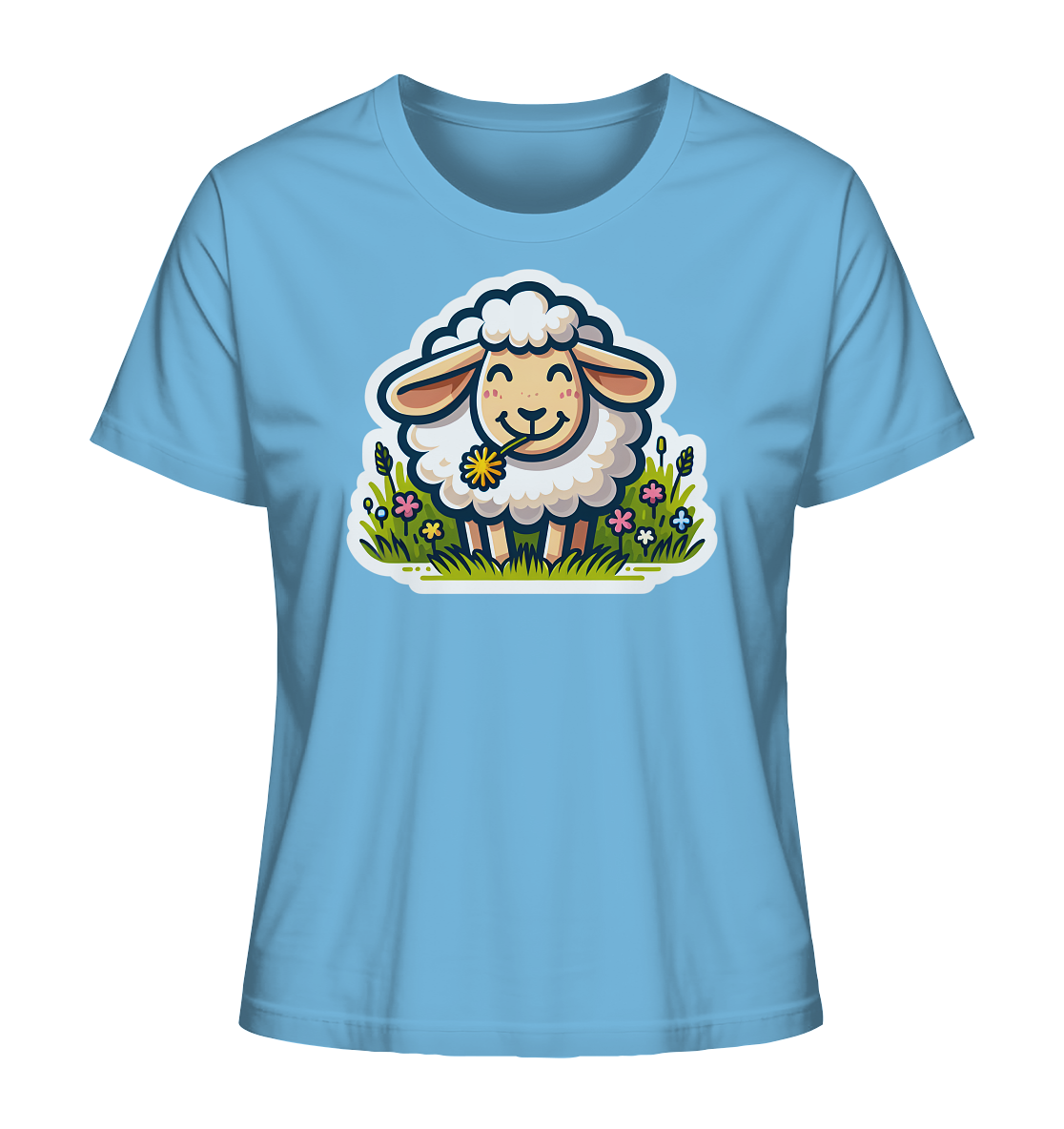 HAPPY SHEEP - Ladies Organic Shirt