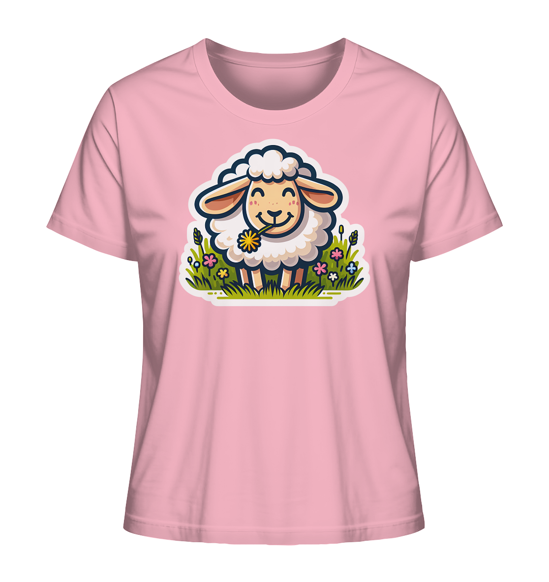 HAPPY SHEEP - Ladies Organic Shirt