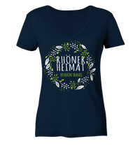 RHÖNER HEIMAT "BLÄTTERKRANZ" - Ladies V-Neck Shirt
