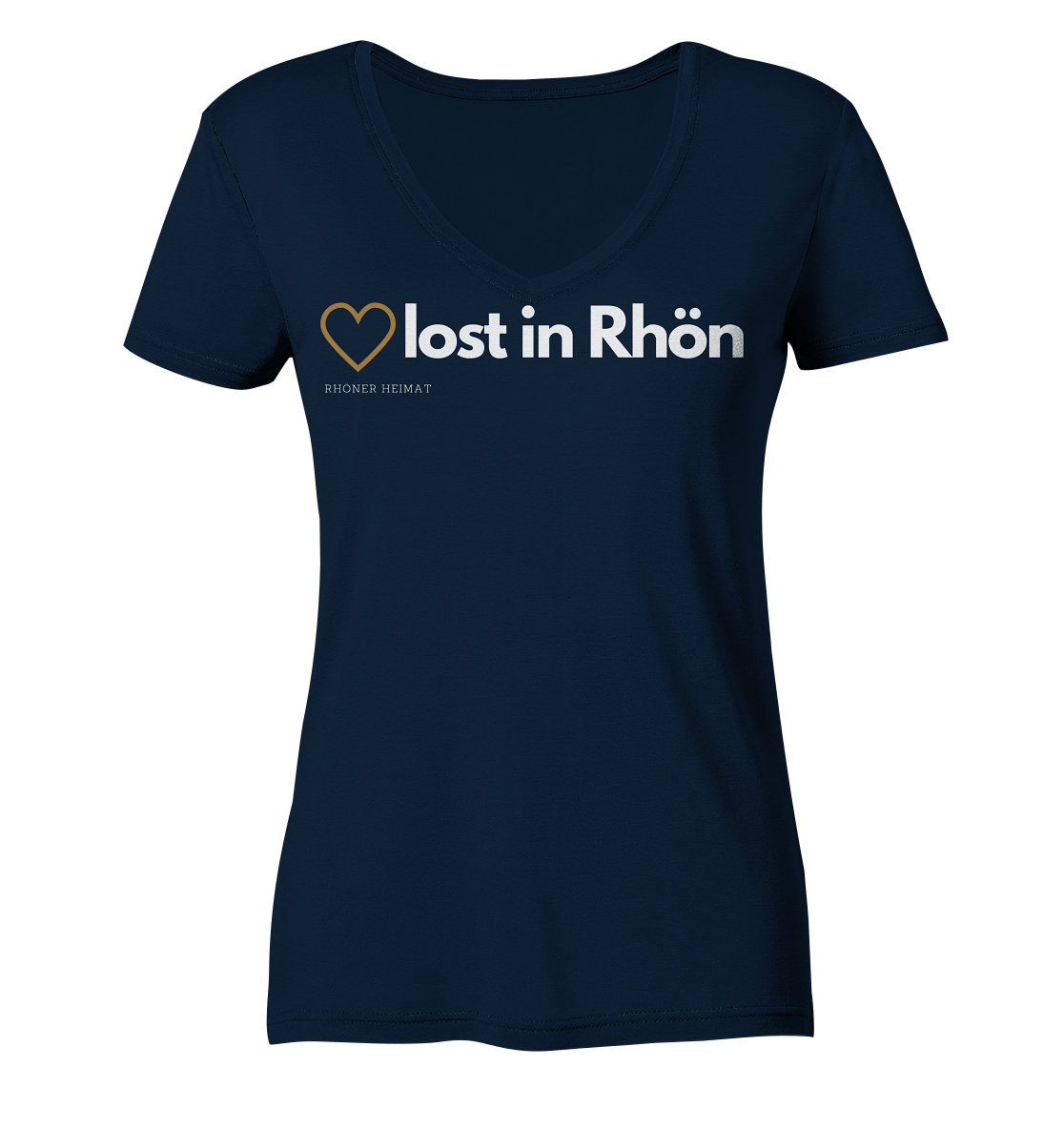 HEART LOST IN RHÖN - Ladies V-Neck Shirt