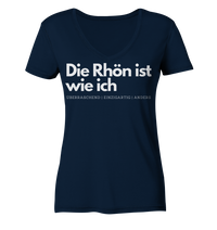 Die Rhön ist wie ich - Ladies V-Neck Shirt