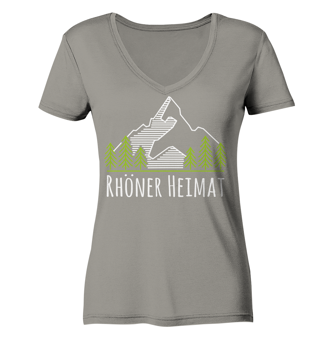 RHÖNER HEIMAT BERG - Ladies V-Neck Shirt