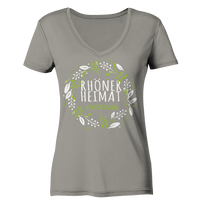 RHÖNER HEIMAT "BLÄTTERKRANZ" - Ladies V-Neck Shirt