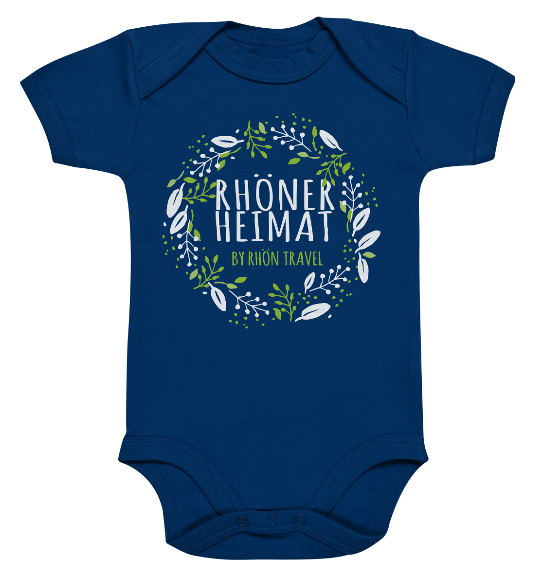 RHÖNER HEIMAT "BLÄTTERKRANZ" - Organic Baby Bodysuit