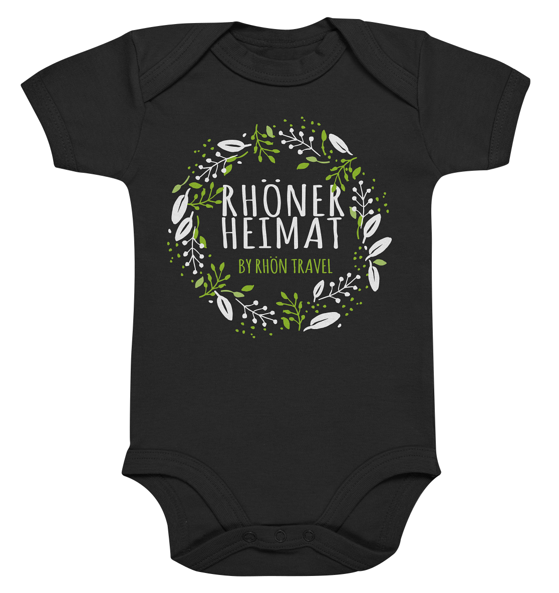 RHÖNER HEIMAT "BLÄTTERKRANZ" - Organic Baby Bodysuit