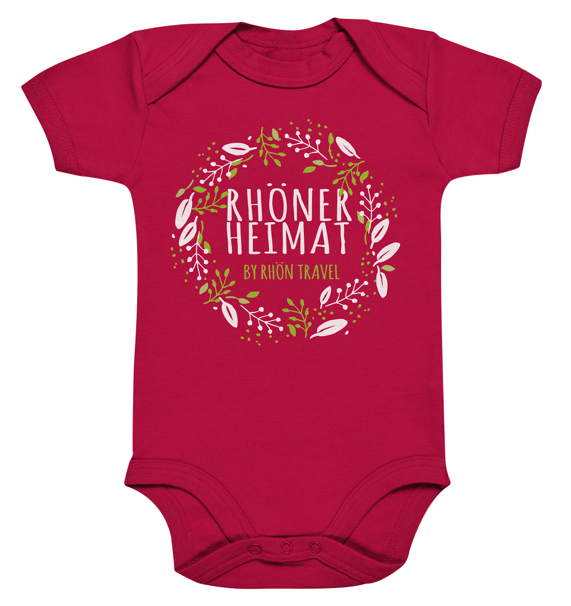 RHÖNER HEIMAT "BLÄTTERKRANZ" - Organic Baby Bodysuit
