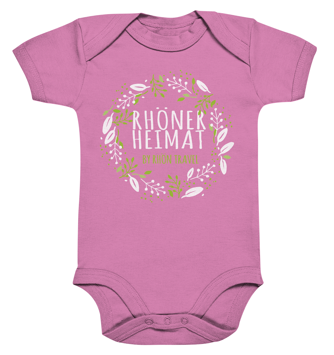 RHÖNER HEIMAT "BLÄTTERKRANZ" - Organic Baby Bodysuit