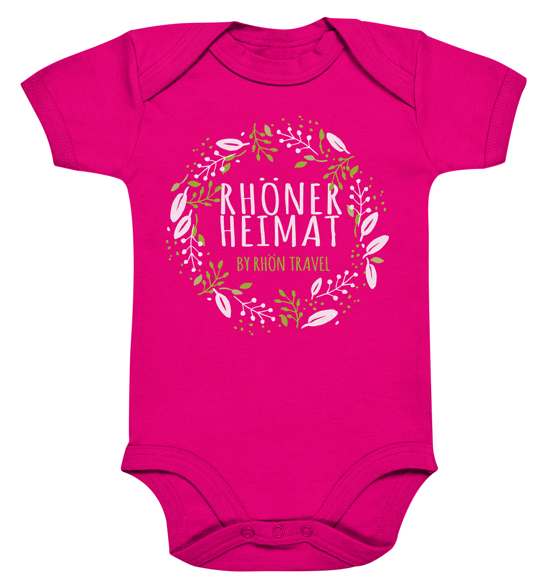 RHÖNER HEIMAT "BLÄTTERKRANZ" - Organic Baby Bodysuit