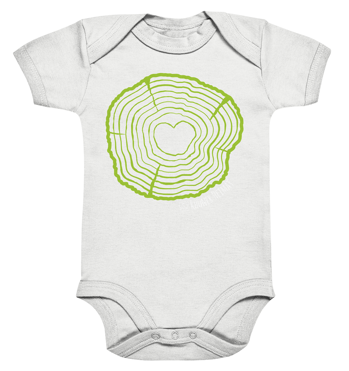 RHÖNER BAUMSCHEIBE - Organic Baby Bodysuit