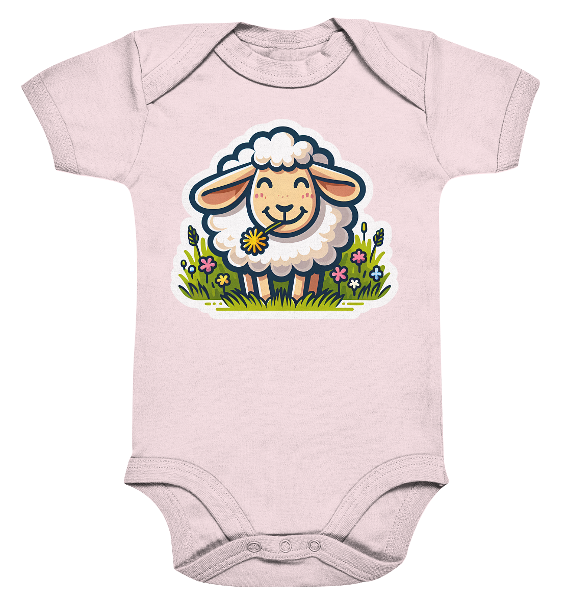 HAPPY SHEEP - Organic Baby Bodysuit