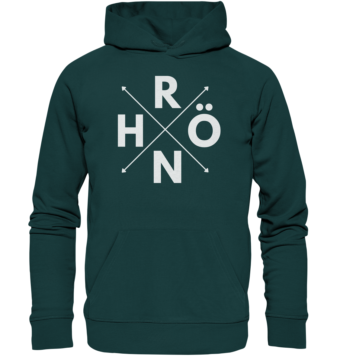 RHÖN im KREUZ - Organic Hoodie