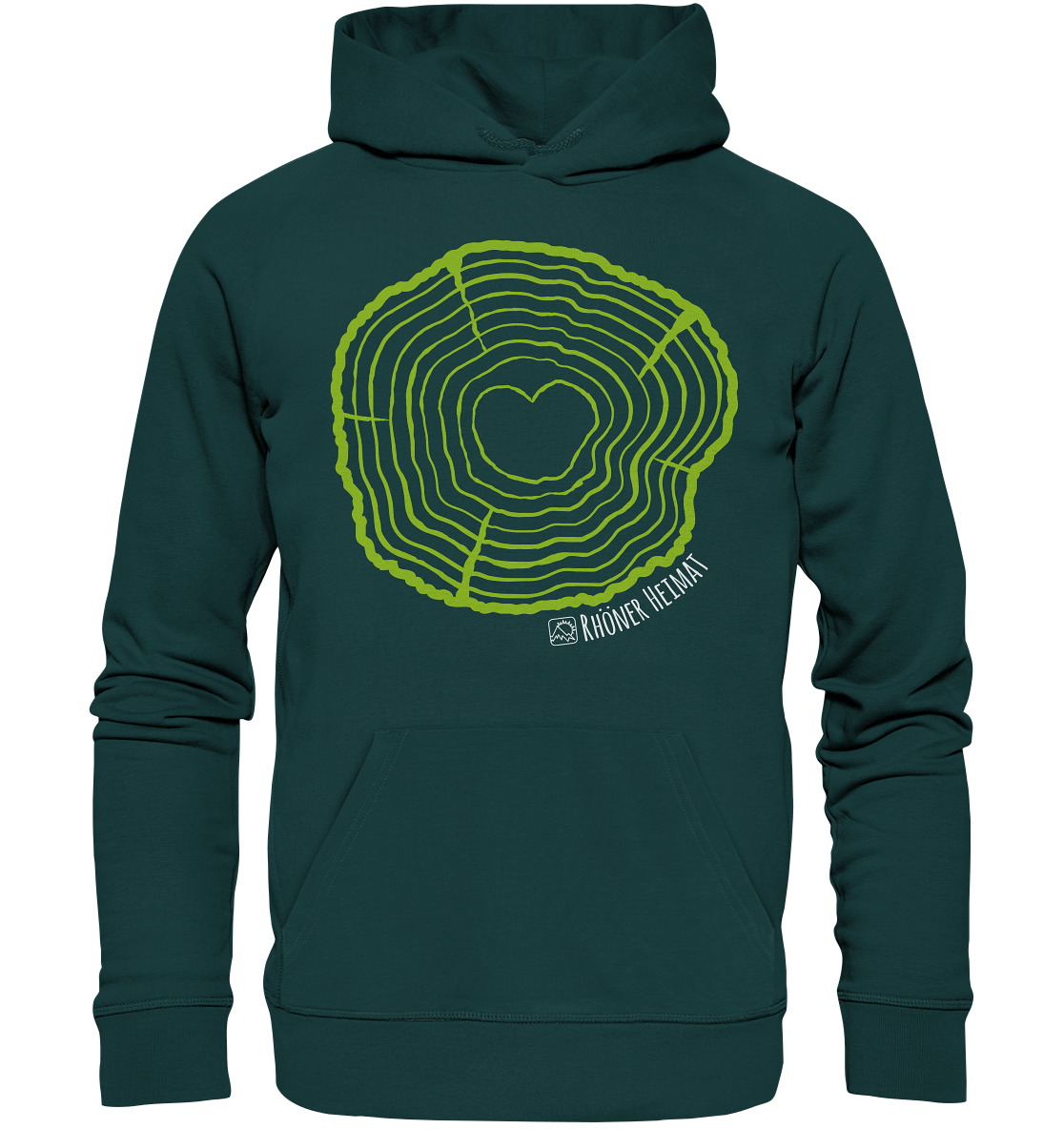 RHÖNER BAUMSCHEIBE - Organic Hoodie