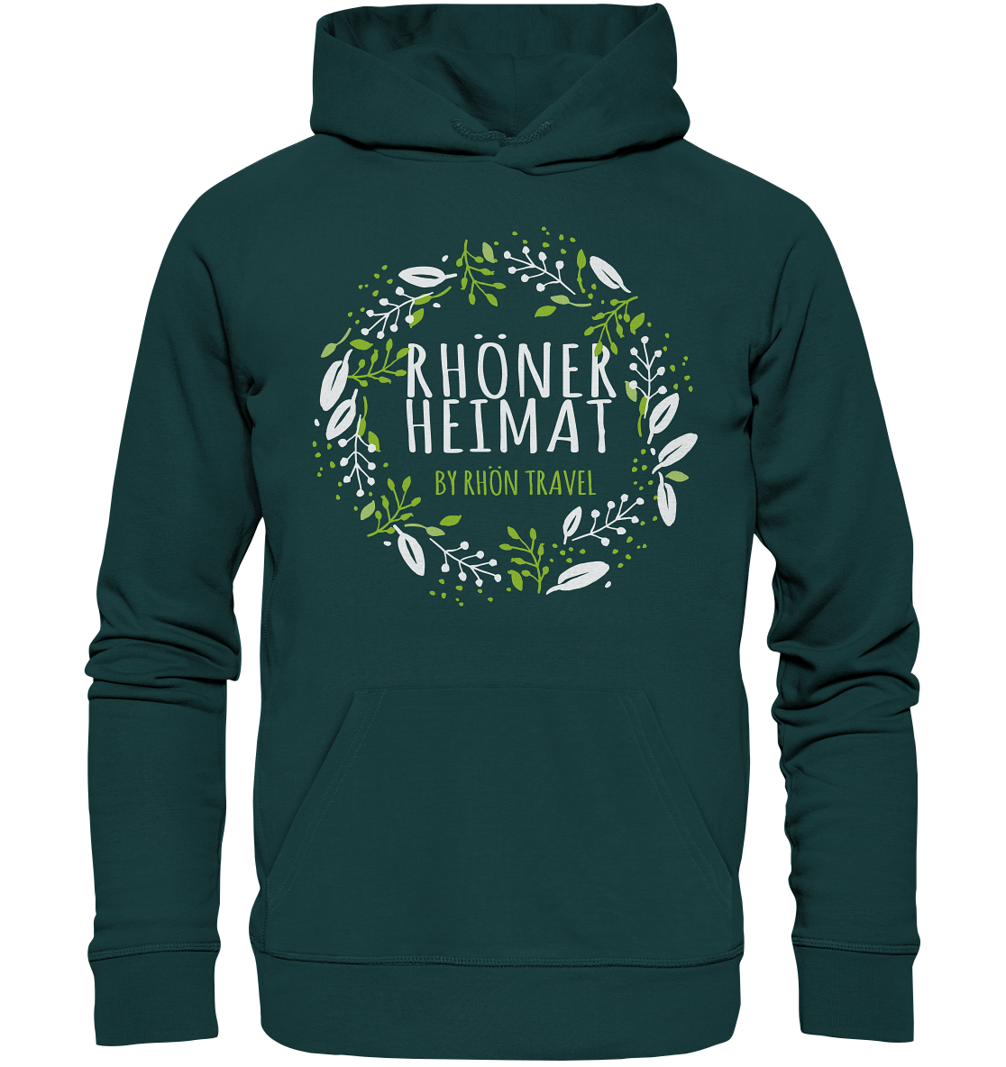 RHÖNER HEIMAT "BLÄTTERKRANZ" - Organic Hoodie