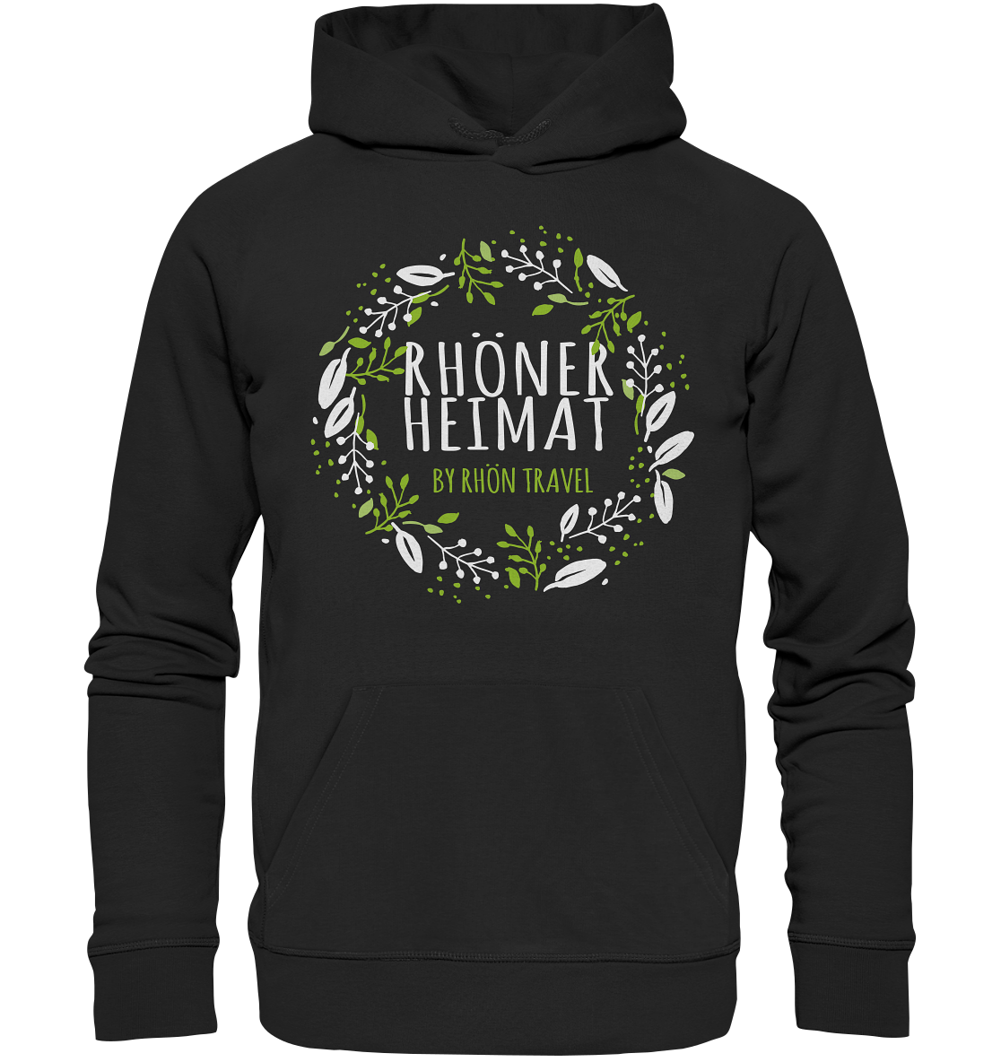 RHÖNER HEIMAT "BLÄTTERKRANZ" - Organic Hoodie
