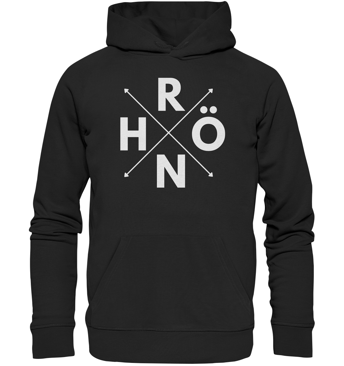 RHÖN im KREUZ - Organic Hoodie