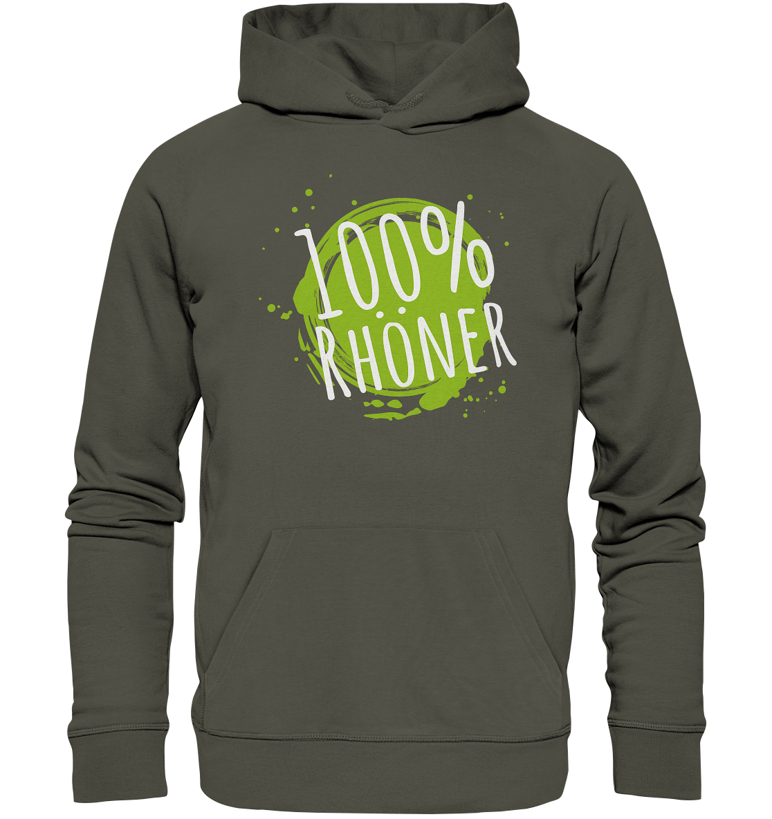 100% RHÖNER - Organic Hoodie