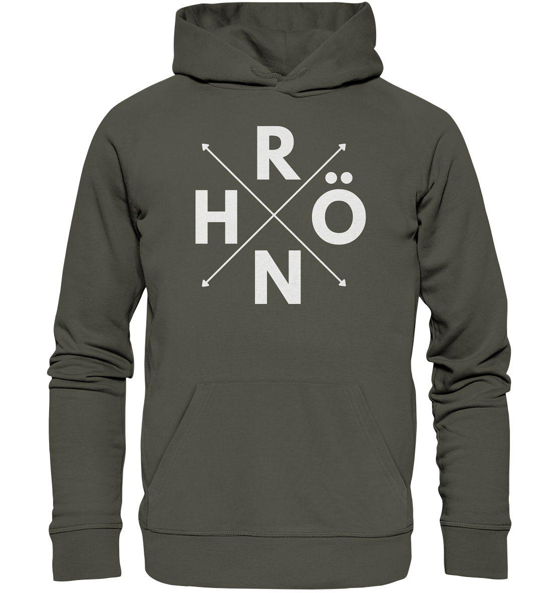 RHÖN im KREUZ - Organic Hoodie