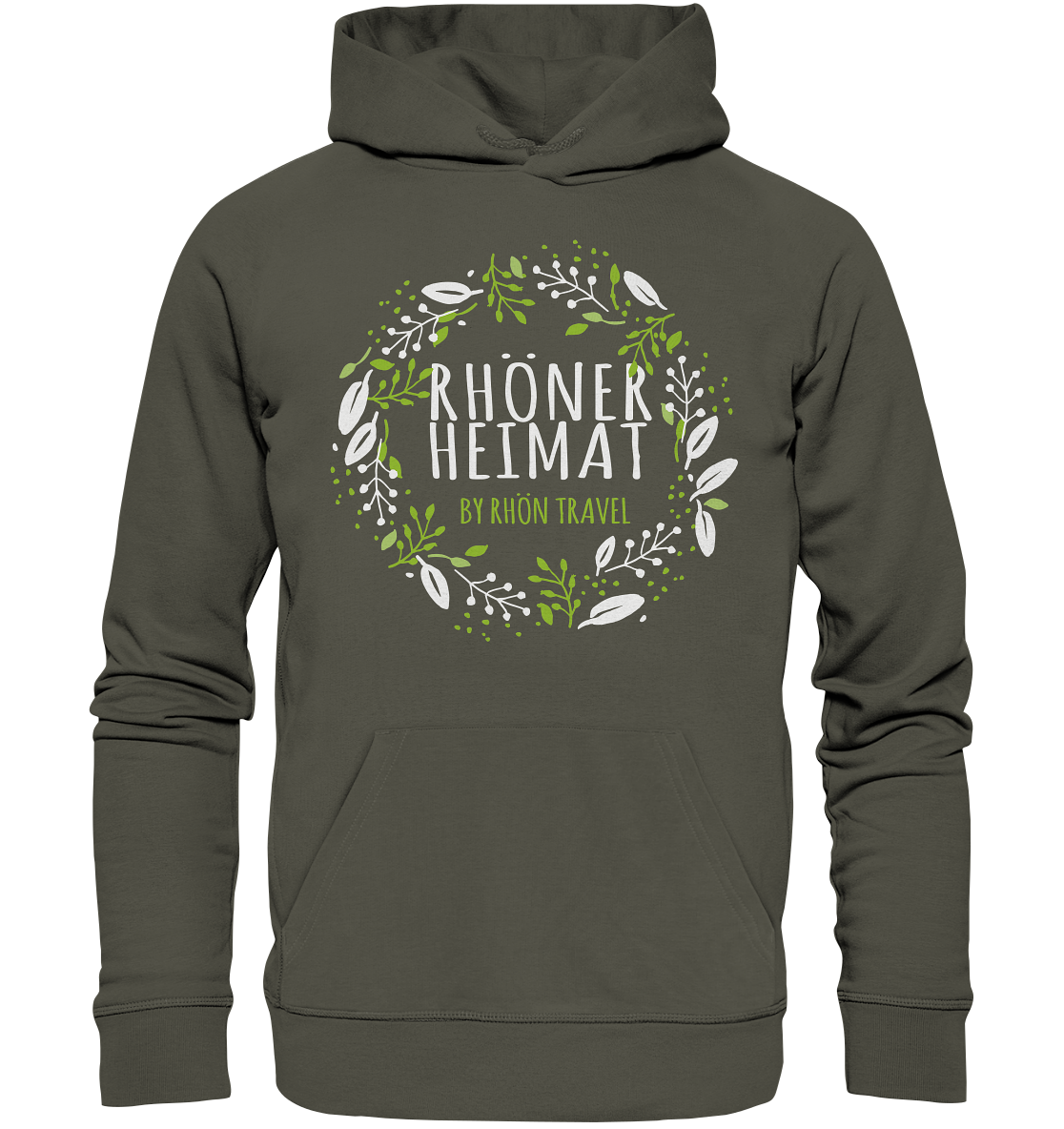 RHÖNER HEIMAT "BLÄTTERKRANZ" - Organic Hoodie
