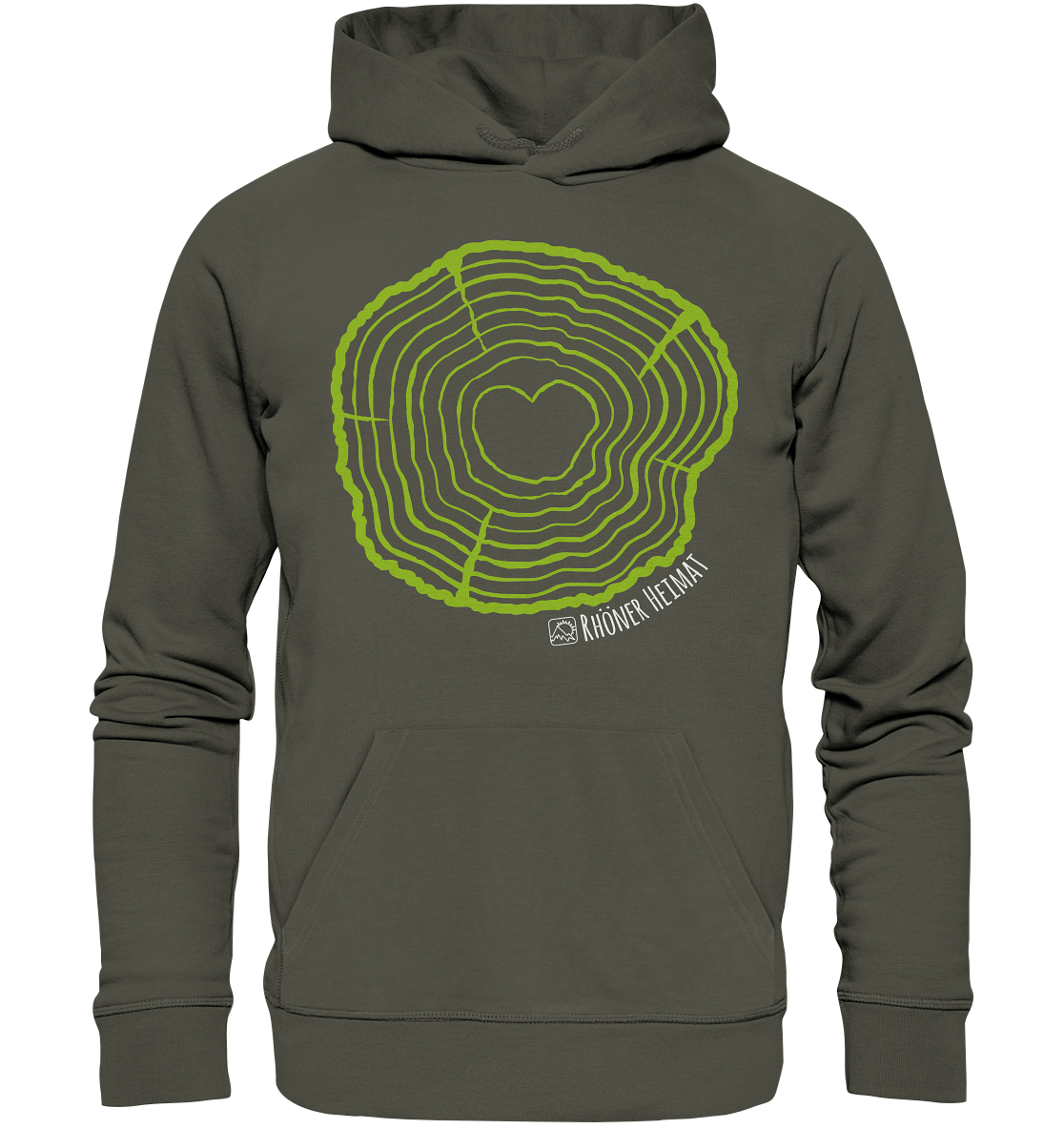 RHÖNER BAUMSCHEIBE - Organic Hoodie