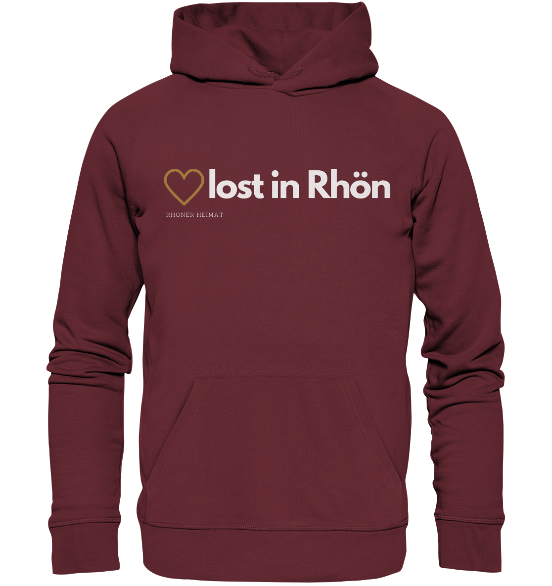 HEART LOST IN RHÖN - Organic Hoodie