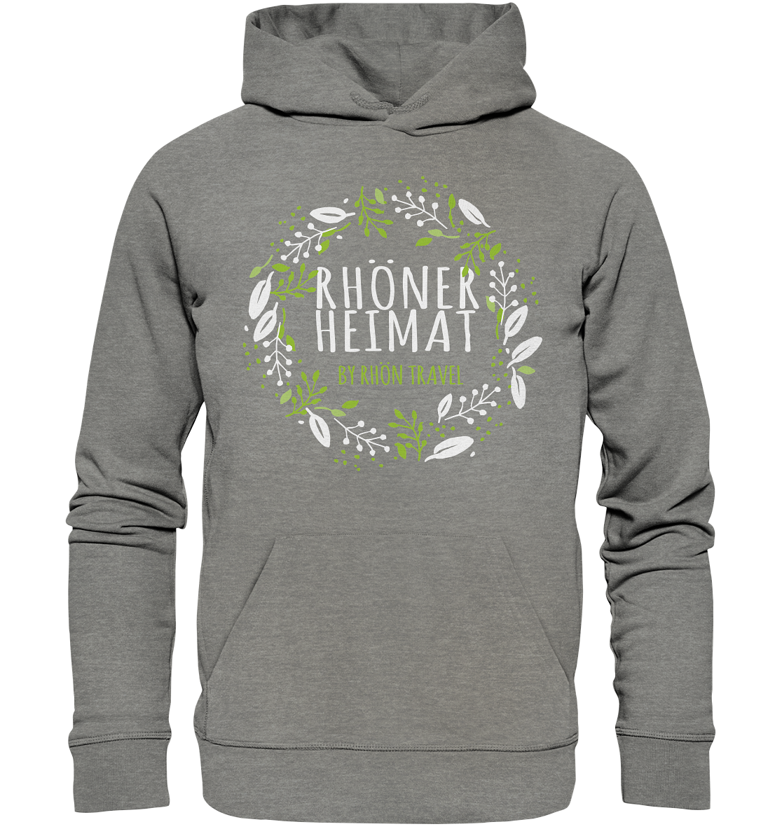 RHÖNER HEIMAT "BLÄTTERKRANZ" - Organic Hoodie