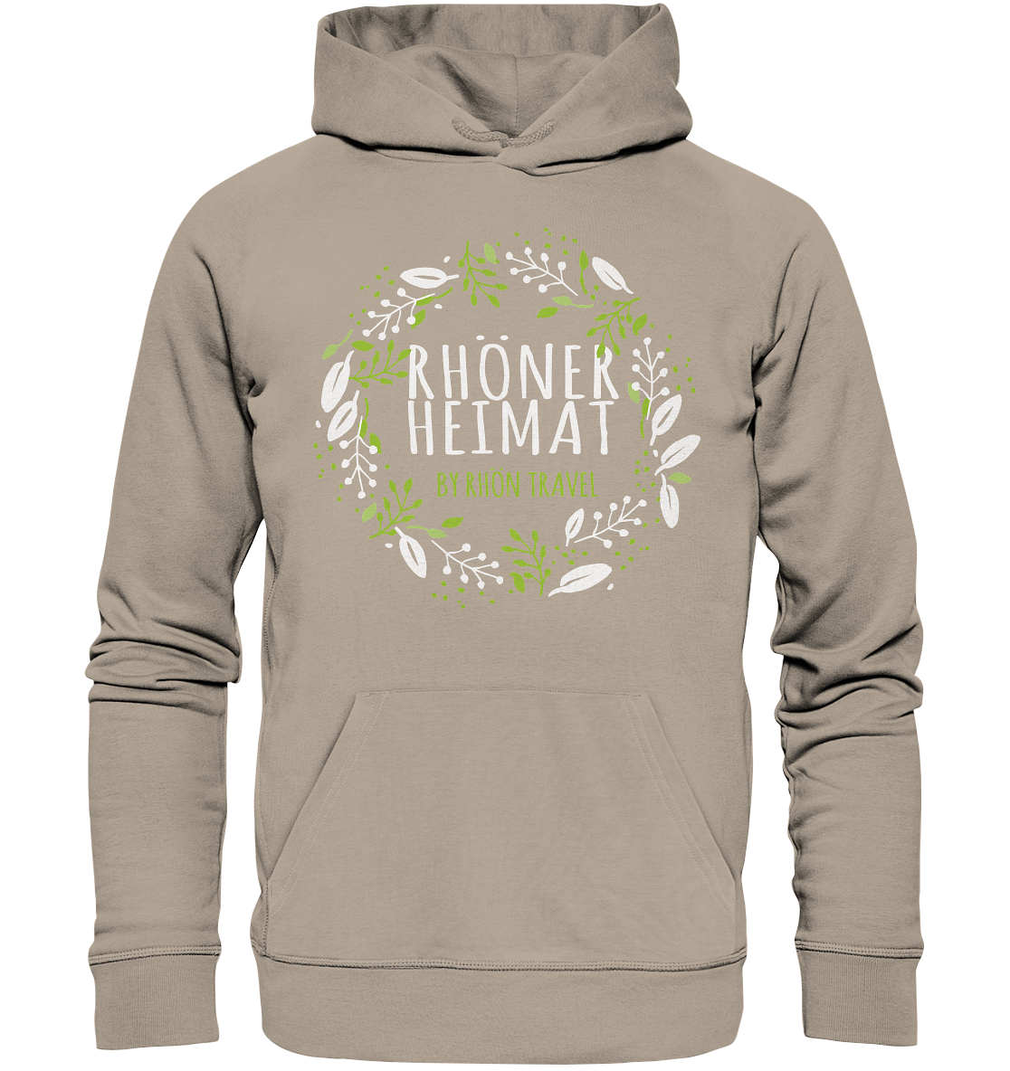 RHÖNER HEIMAT "BLÄTTERKRANZ" - Organic Hoodie