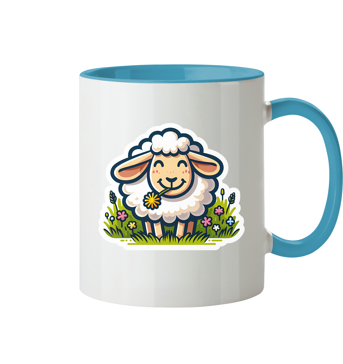 HAPPY SHEEP - Tasse zweifarbig