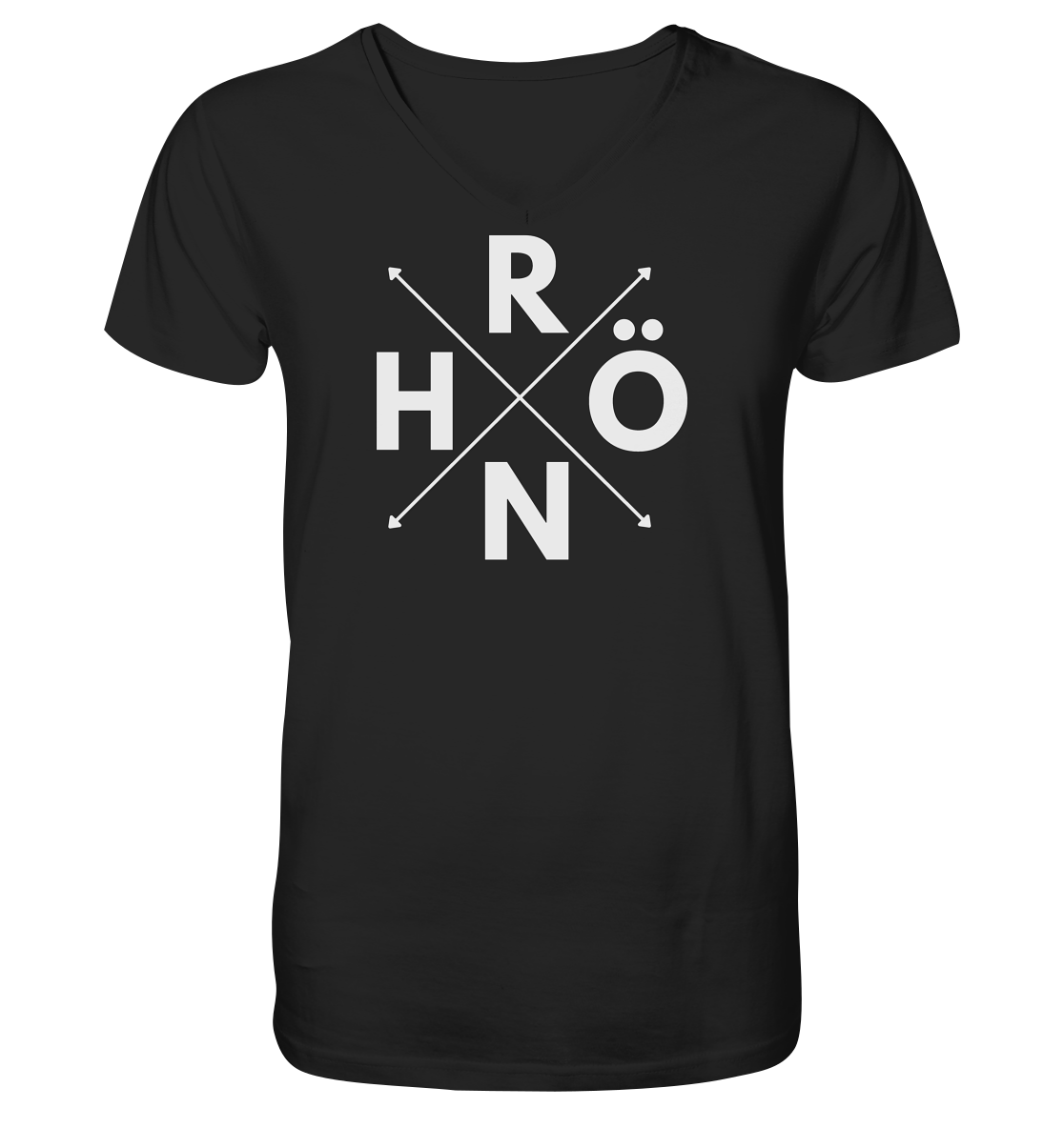 RHÖN im KREUZ - V-Neck Shirt