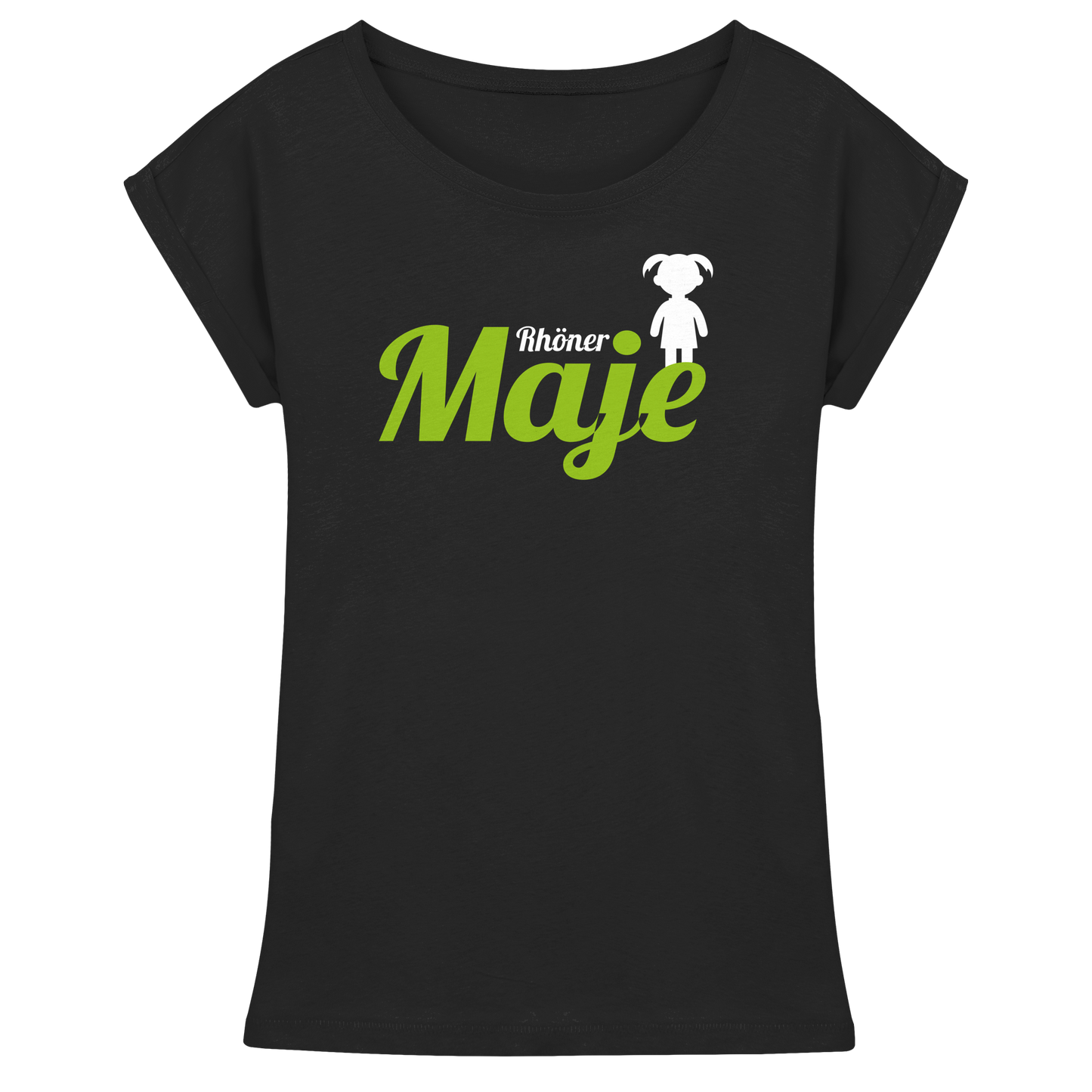 RHÖNER MAJE - Womens Extended Shoulder T-Shirt
