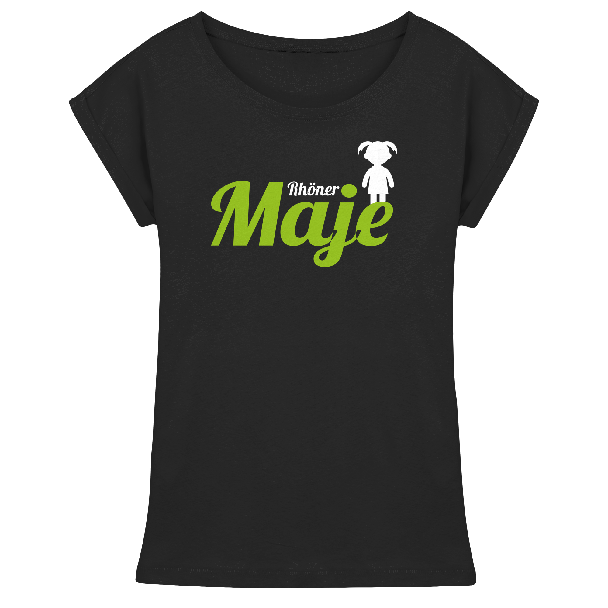 RHÖNER MAJE - Womens Extended Shoulder T-Shirt