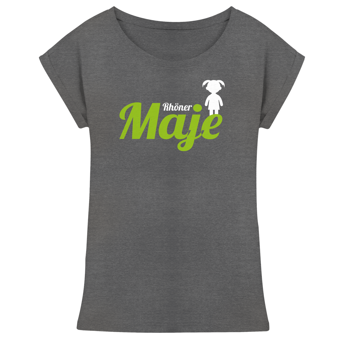 RHÖNER MAJE - Womens Extended Shoulder T-Shirt