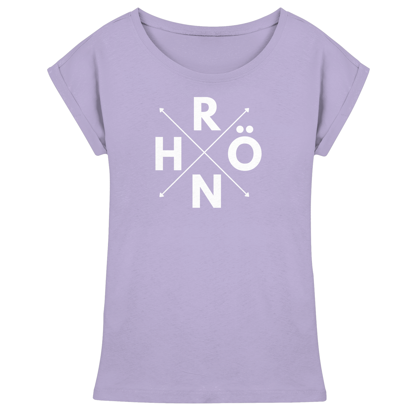 RHÖN im KREUZ - Womens Extended Shoulder T-Shirt