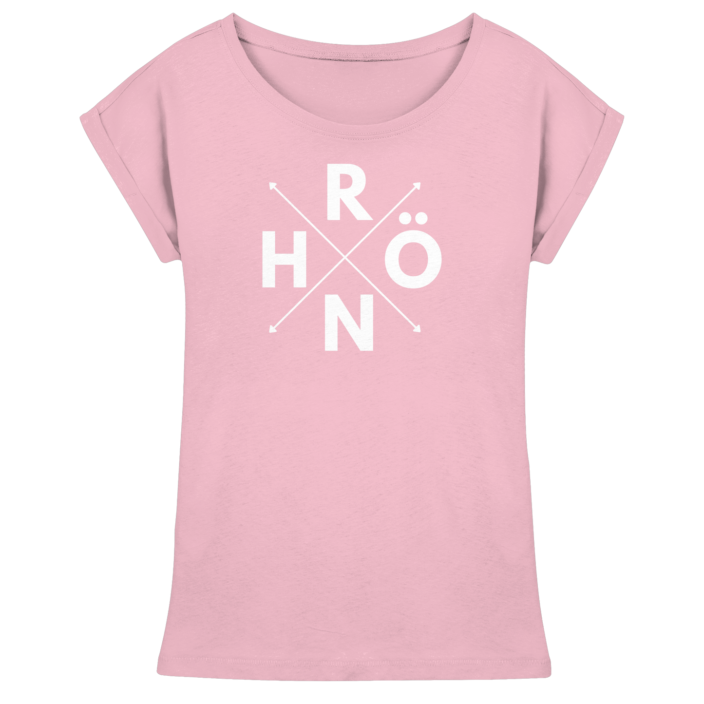 RHÖN im KREUZ - Womens Extended Shoulder T-Shirt